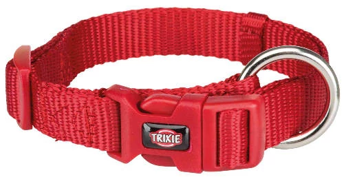 Trixie prémium - nyakörv - piros - (M-L) 35-55cm/20mm