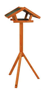 KT25. Trixie natura Bird Feeder with Stand - vadmadár etető (barna) állványos 46x22x44 cm/1,15m
