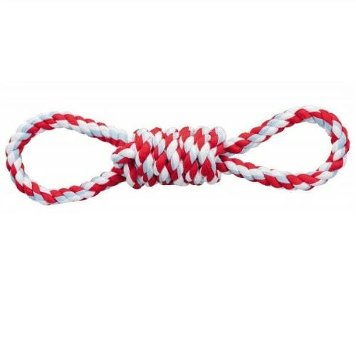 Trixie Playing Rope - kötél játék (dupla hurok) kutyák részére (38cm)
