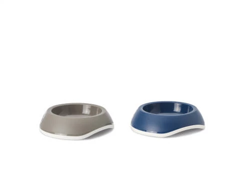 SAVIC Delice Bowl - műanyag tál (kék/szürke) kutyák és macskák részére (0.2l/Ø10,5cm)