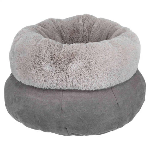 KT24:Trixie Elsie Bed - kerek, peremes fekhely (szürke/világos szürke) kutyák részére (Ø45cm)
