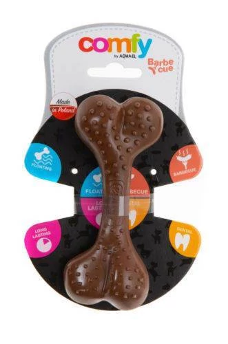 Comfy Barbecue Dental Bone - fogtisztítós játék (csont) kutyák részére (12,5x5x3cm)