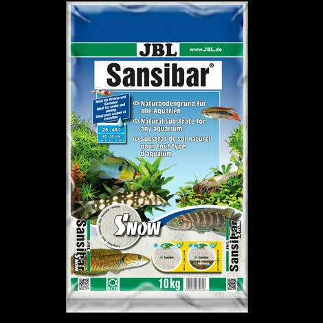 JBL Sansibar SNOW - Hófehér homok édesvízi és tengervízi akváriumokhoz (10kg)