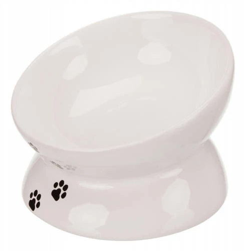 trixie 24798 kerámia tál, 0,25l, 13cm, fehér