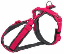 Trixie Trekking - túrahám - fukszia/grafitszürke (M-L) 62-74cm/25mm