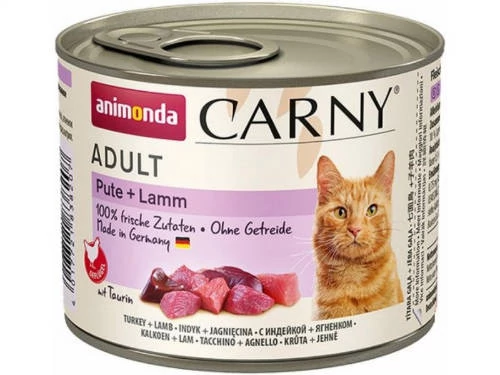 Animonda Carny Adult (pulyka,bárány) konzerv - Felnőtt macskák részére (200g)
