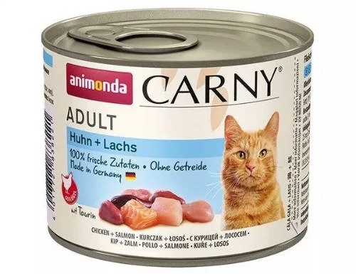 Animonda Carny Adult (csirke,lazac) konzerv - Felnőtt macskák részére (200g)