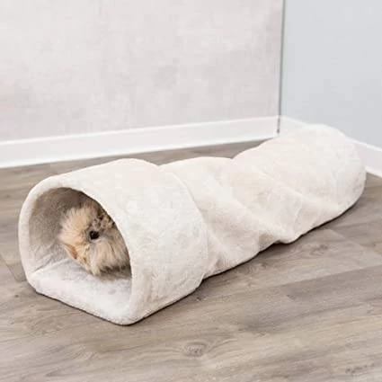 Trixie Cuddly Tunnel - Plüss bújócső kistestű rágcsálók részére (27x21x80cm)