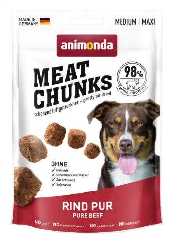 Animonda Meat Chunks Beef pur - jutalomfalat (marha) kutyák részére (80g)