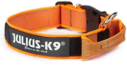 Julius K-9 Color&Gray nyakörv (50mm/49-70cm) szürke-narancs