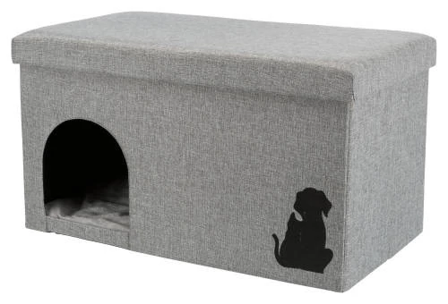 Trixie Kimy Cave - bújó (világosszürke) kuták és macskák részére (72x40x40cm)