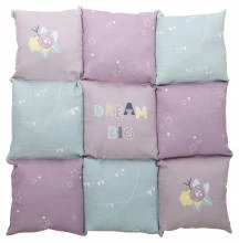 Trixie Junior Patchwork Cushion - pecsvörk párna (világos lila,menta,pink) kölyök kutyák részére (60x60cm)