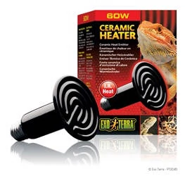 Exo-Terra Ceramic Heater - Kerámia hősugárzó lámpa terráriumokba (60W)