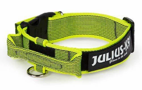 Julius K-9 Color&Gray nyakörv (40mm/38-53cm) neon-szürke