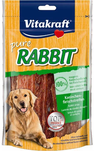 Vitakraft Rabbit Slices - jutalomfalat (nyúlhús) kutyák részére (80g)