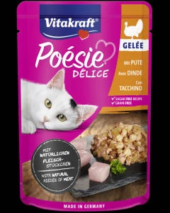 Vitakraft Poésie Déli Gelée - nedvestáp (pulykahús) macskák részére (85g)