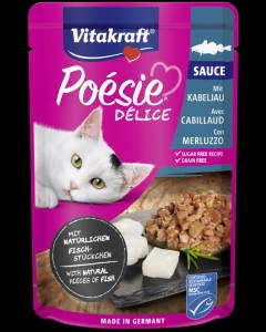 Vitakraft Poésie Déli Sauce - nedvestáp (fekete tőkehal) macskák részére (85g)