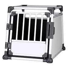 Trixie Transport Box - Aluminium szállítóbox (ezüst) 48×57×64cm M-L (max:30kg)