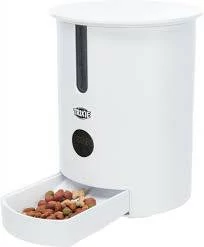 KT24: Trixie TX9 Automatic Food Dispenser - autómata etető (fehér) 2.8 l/22×28×22cm