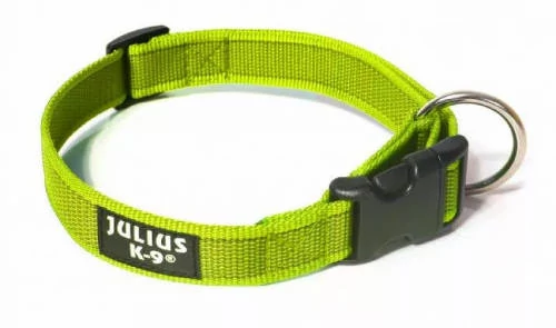Julius K-9 Color&Gray nyakörv (20mm/27-42cm) neon-szürke