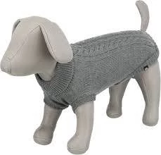 Trixie Kenton Pullover - pulóver (szürke) kutyák részére (XS) 24cm
