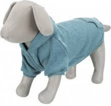 Trixie BE NORDIC Hoodie Pullover - kapucnis pulóver (petrolkék) kutyák részére (XS) 27cm