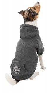 KT25.Trixie BE NORDIC Hoodie Pullover - kapucnis pulóver (szürke) kutyák részére (M) 55cm