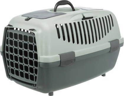 Trixie Be Eco Capri 2 Transport Box - szállítóbox (antracitszürke,szürkészöld) 8 kg alatti kisállatok részére (XS-S) 37x34x55cm