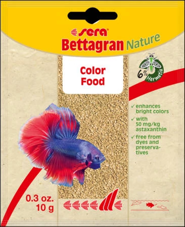 Sera Nature Bettagran - granulátum táplálék díszhalak számára (10g)