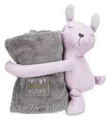 Trixie Junior Cuddly Set - takaró (szürke,lila) kölyök kutyák részére (75×50cm)