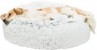 KT25. Trixie Harvey Bed - kerek fekhely (fehér/fekete) kutyák részére (Ø100cm)