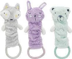 Trixie Junior Dangling Toy - játék plüssből (farkas, nyuszi vagy maci) kutyák részére (33cm)