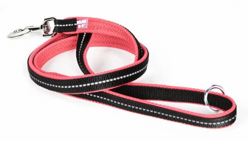 JK9 POWAIR póráz 1,2m fogóval, kis karabiner, pink