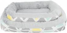 Trixie Cuddly Bed Sunny -  fekhely (szürke, színes)  nyulak részére (38x7x25cm)