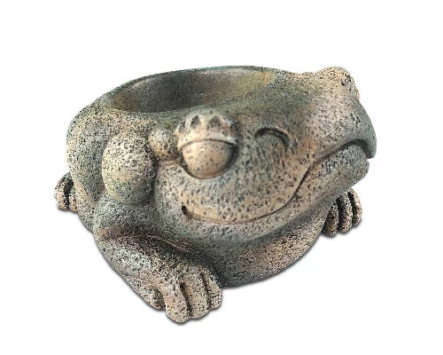 Exo-Terra Aztec Frog Water Dish - tál (Azték béka figura) terráriumi állatok részére (11,5x10x6cm)