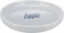 KT25.Trixie Ceramic Bowl - kerámia tál (szürke) macskák részére (0,6l /Ø23cm)