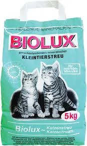 Biolux - zeolit alapú csomósodó macskaalom (5kg)