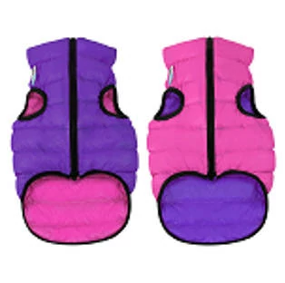 AiryVest kutyaruha kifordítható, M 40, pink-lila