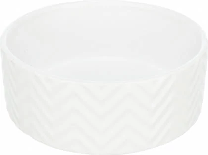 Trixie Ceramic Bowl - kerámia tál (nyomott mintával, fehér) kutyák részére (1,6l/20cm)