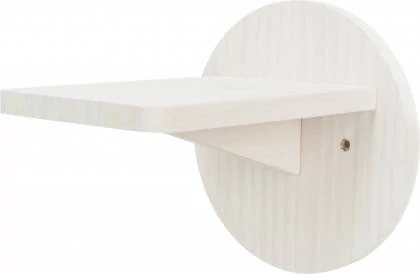 Kifutó termék:Trixie Climbing Step for Wall Mounting - falraszerelhető mászófok,fenyőfából (fehér)  ø19x22cm