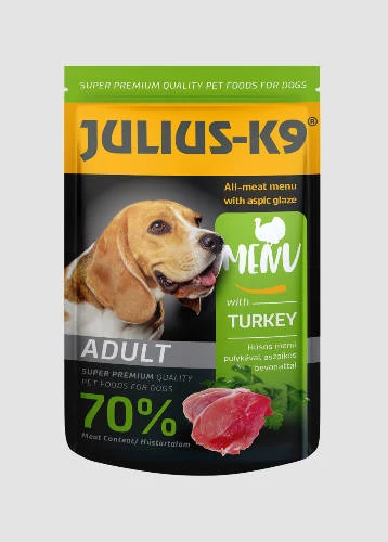 Julius-K9 Dog Adult Turkey - nedveseledel (pulyka) felnőtt kutyák részére (125g)