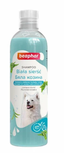 Beaphar sampon kutya fehér szőrre zöld teával 250ml