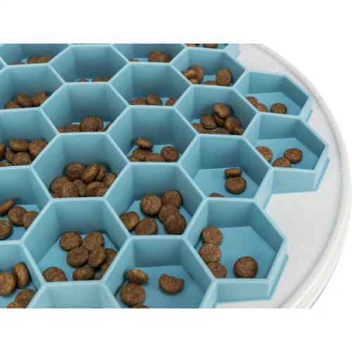 Trixie Slow Feed Feeding mat - tál (evés lassító) kutyák részére (Ø30cm), szürke/kék