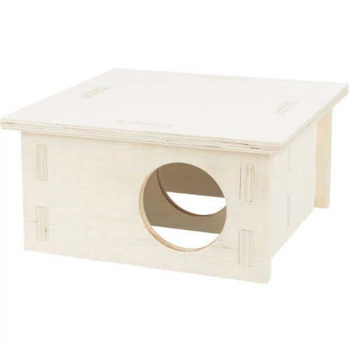Trixie Multi-chamber house - fából készült odú (2 kamrás) egerek és hörcsögök részére (20x10x20cm)