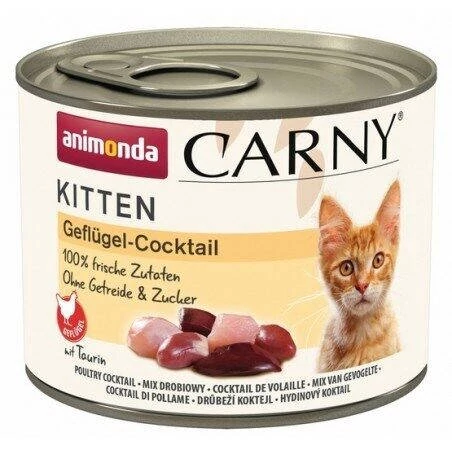 Animonda Carny Kitten Geflügel-Cocktail - konzerv (csirke,pulyka,kacsa) kölyök macskák részére (200g)