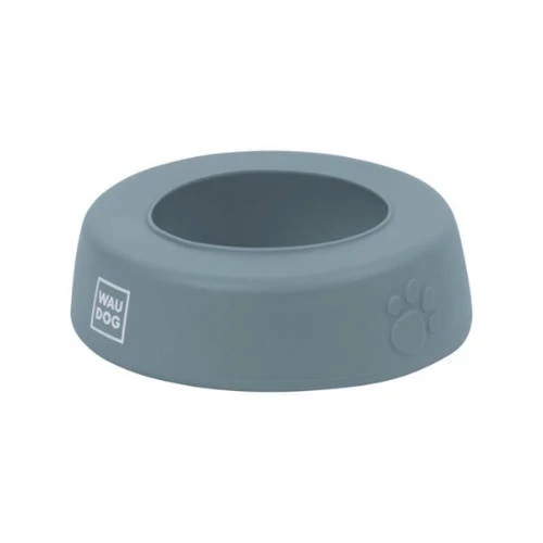 WAUDOG Silicone Bowl - kiömlés mentes, szilikon tál (szürke) utazáshoz, sétához kutyák részére (750ml)