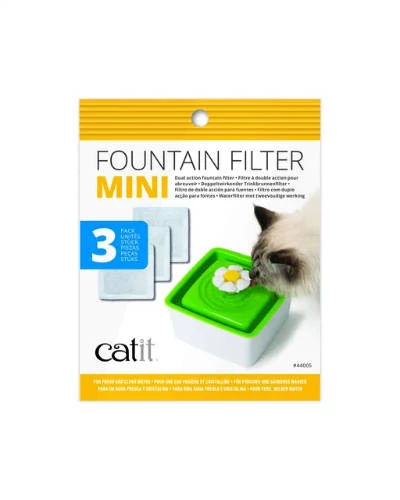 Catit 2.0 mini fountain repl. Filter - csere szűrő ( ivókúthoz) 3db