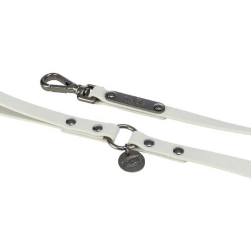 KT25.Trixie CityStyle Lead (L-XL) - póráz (PVC bevonattal/ világosszürke) kutyák részére (1m/20mm)