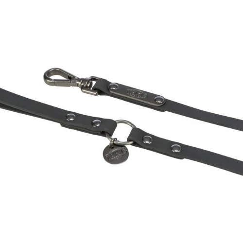 KT25.Trixie CityStyle Lead (L-XL) - póráz (PVC bevonattal/ fekete) kutyák részére (1m/20mm)