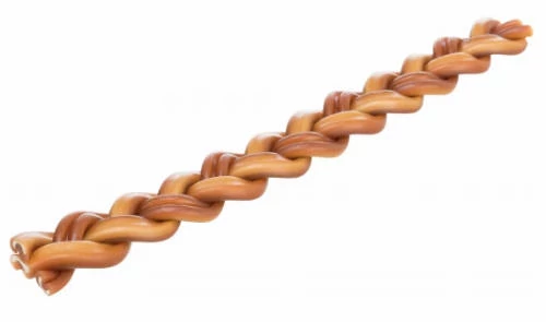 Trixie Chewing Braid with Bull Pizzle, bulk - jutalomfalat (bikacsök)  kutyák részére (25cm/58g) ömlesztett!